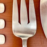 Ravinet d'enfert fish service, 12 place settings with serving cutlery