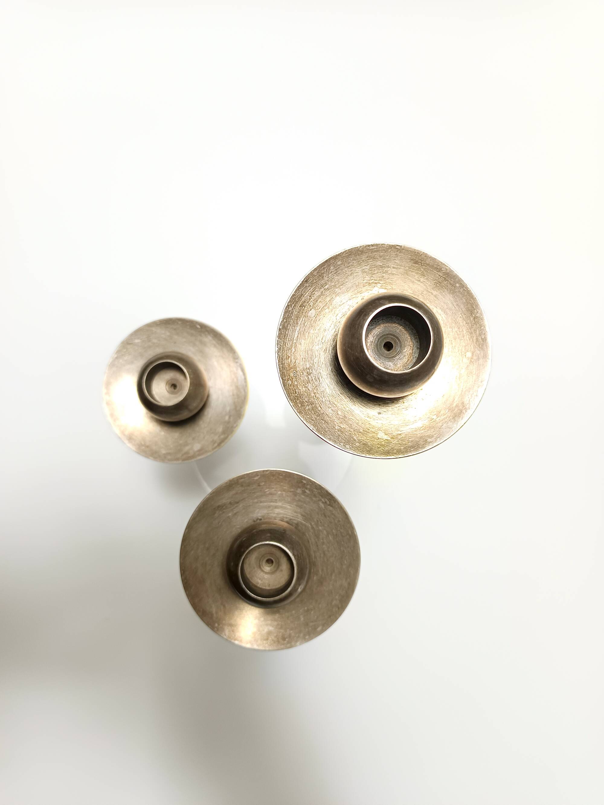 Silver-Plated Brass and Plexiglass Candelabrum by Mesa, Italy 1970s
