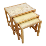 nesting tables in pine from sweden