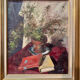 20th century still life painting with books
