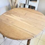 Table ovale ancienne en chêne