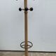 Portemanteau parrot wood tripod 12 black balls Stella 1960