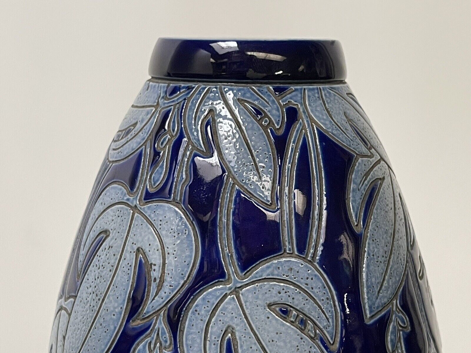 Betschdorf alsace sandstone, pretty krumeich remmy vase, art nouveau décor