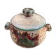Vallauris ceramic candy-thistle pattern-60s