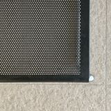 Perforated metal side table, 70s