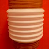 Suite of three hanging 1960, vintage opaline Scandinavian spirit