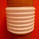 Suite of three hanging 1960, vintage opaline Scandinavian spirit