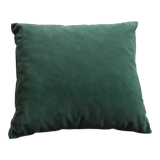 Coussin en alcantara vert anglais