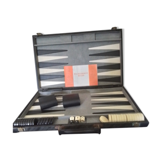 Vintage Game Backgammon Box