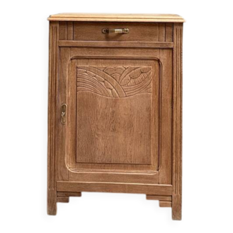 Art Deco oak confiturier (renovated)