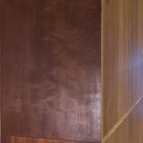 Large Vintage Bookcase with Bar in Teak by Heinrich Riestenpatt, 1960s