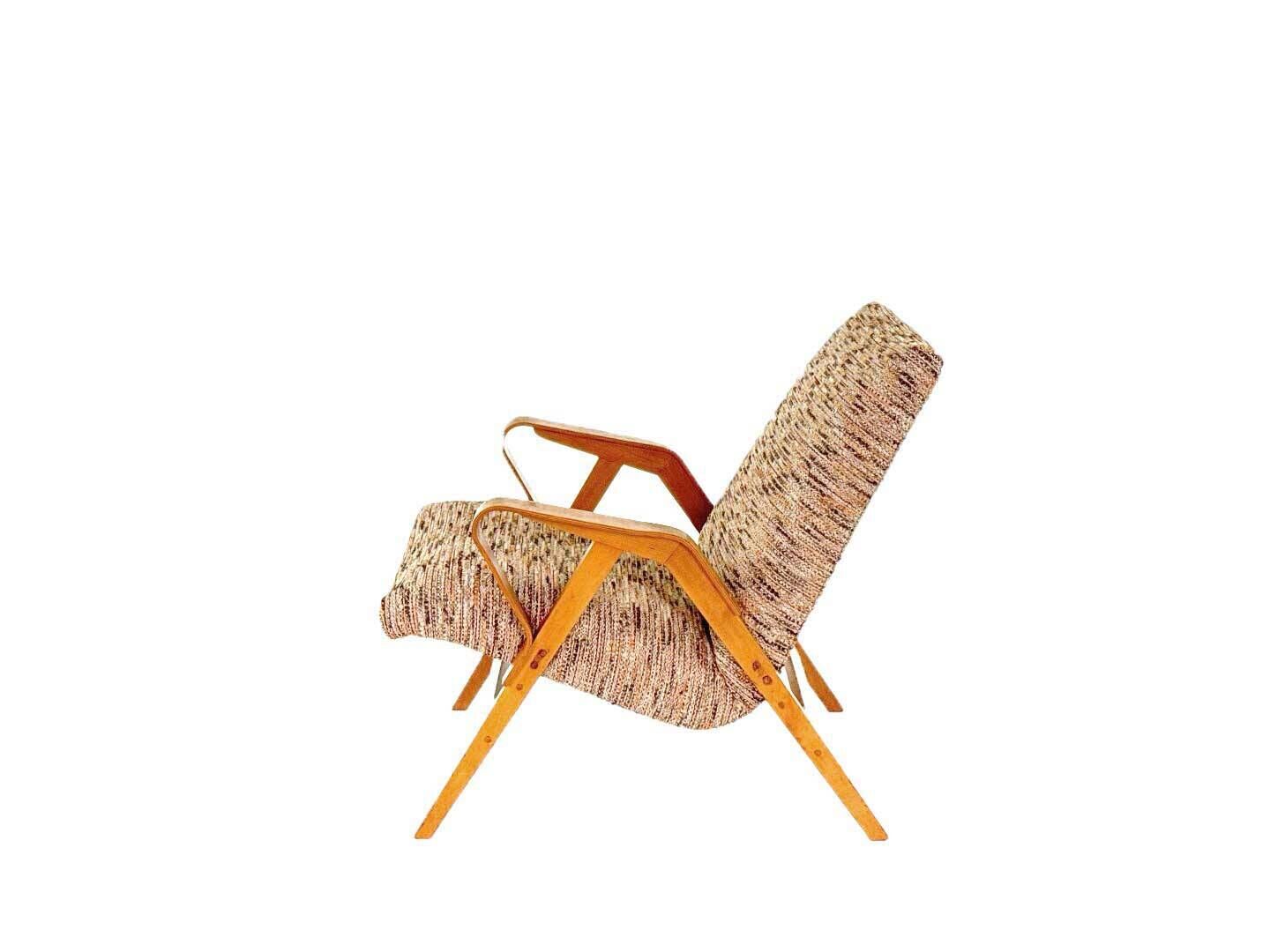 Vintage no. 24-23 armchair by františek jirák for tatra nabytok pravenec