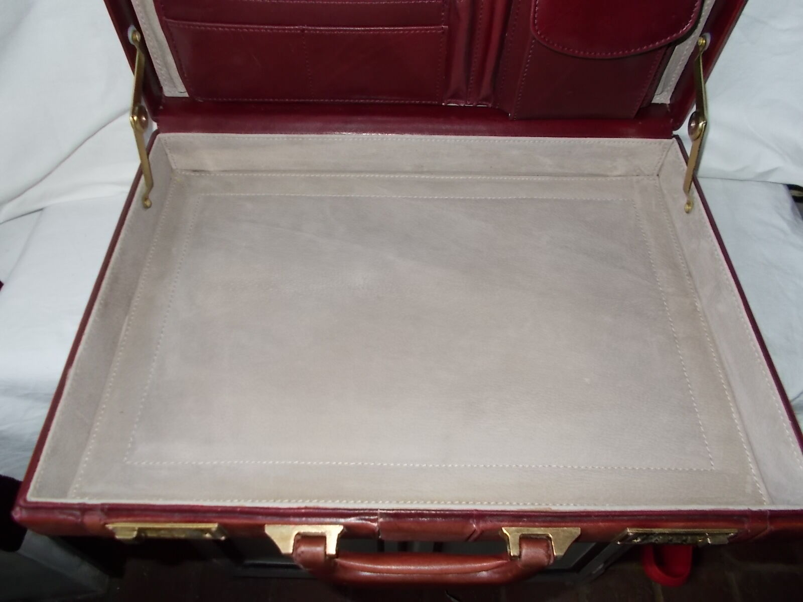 Leather briefcase-case