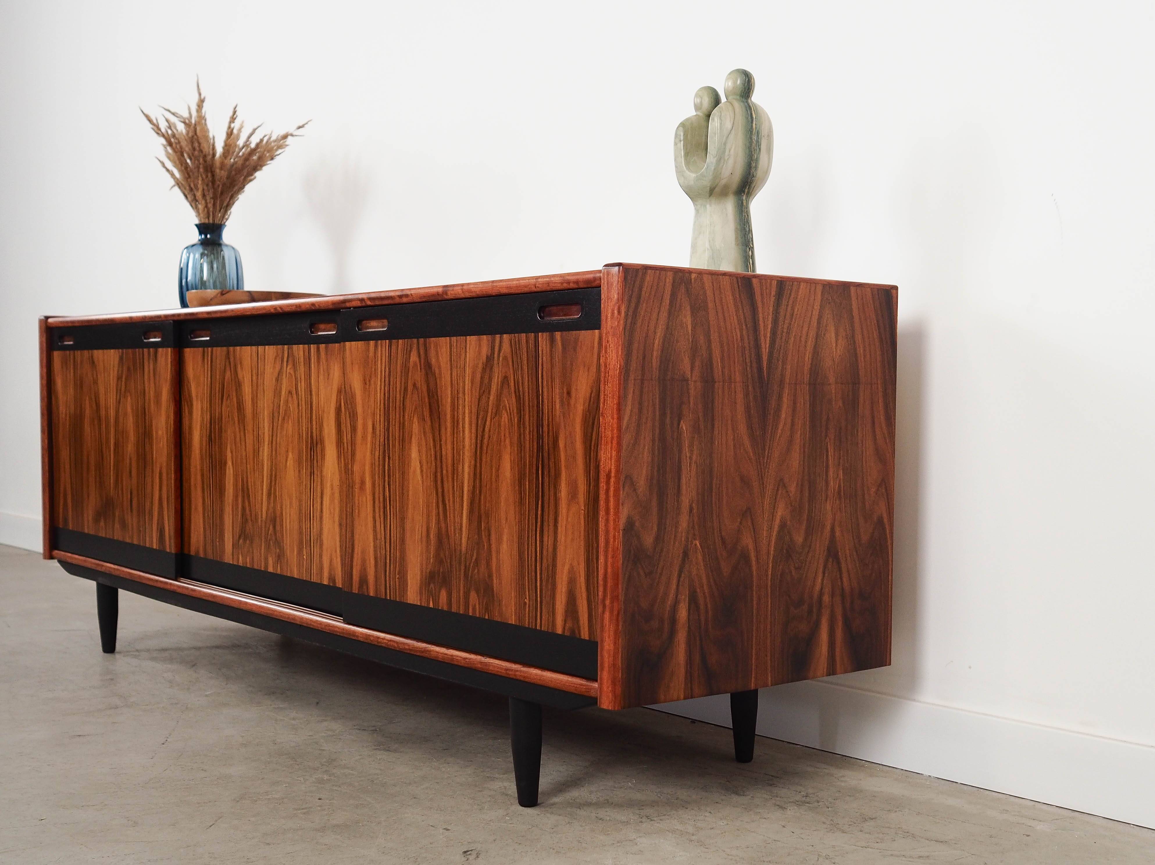 Buffet en palissandre, design danois, années 1970, fabriqué par Skovby Møbelfabrik.