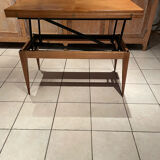 Coffee table with vintage Révélation system Design Albert Ducrot year 50/60