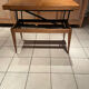 Table basse à système Révélation vintage Design Albert Ducrot année 50/60
