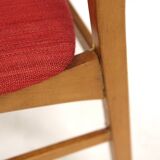 Set of 4 Scandinavian beech chairs, Sweden, 1960