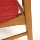 Set of 4 Scandinavian beech chairs, Sweden, 1960