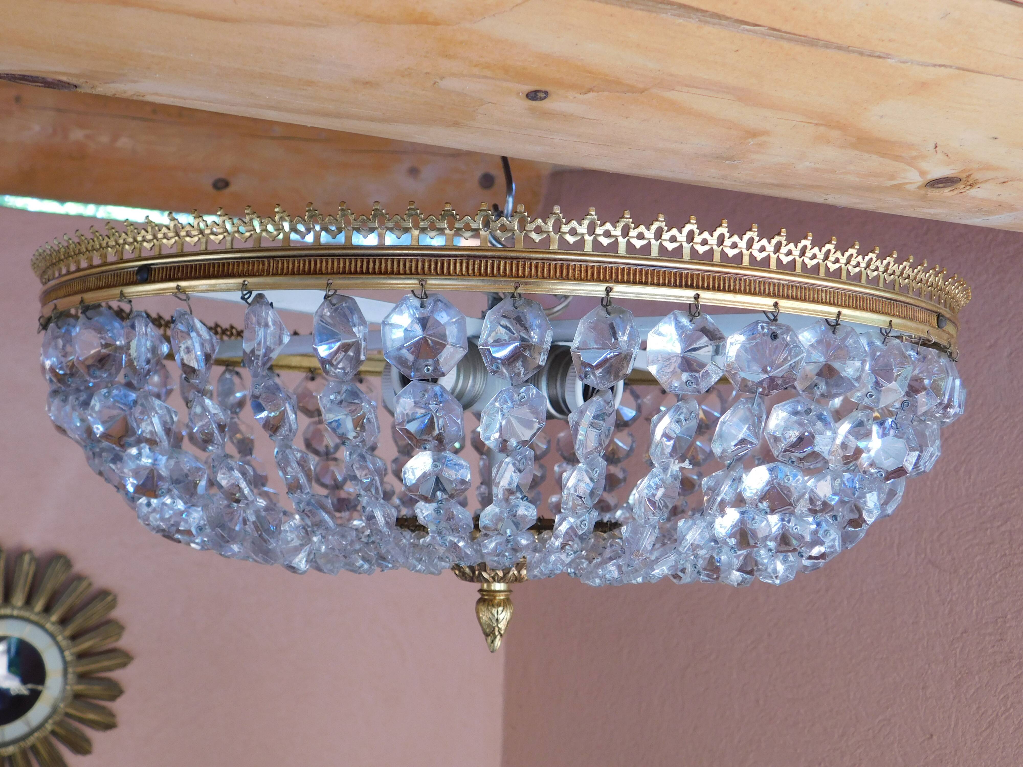 Ceiling light stamps basket ø 46 cm