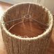 Suspension en corde naturelle vintage