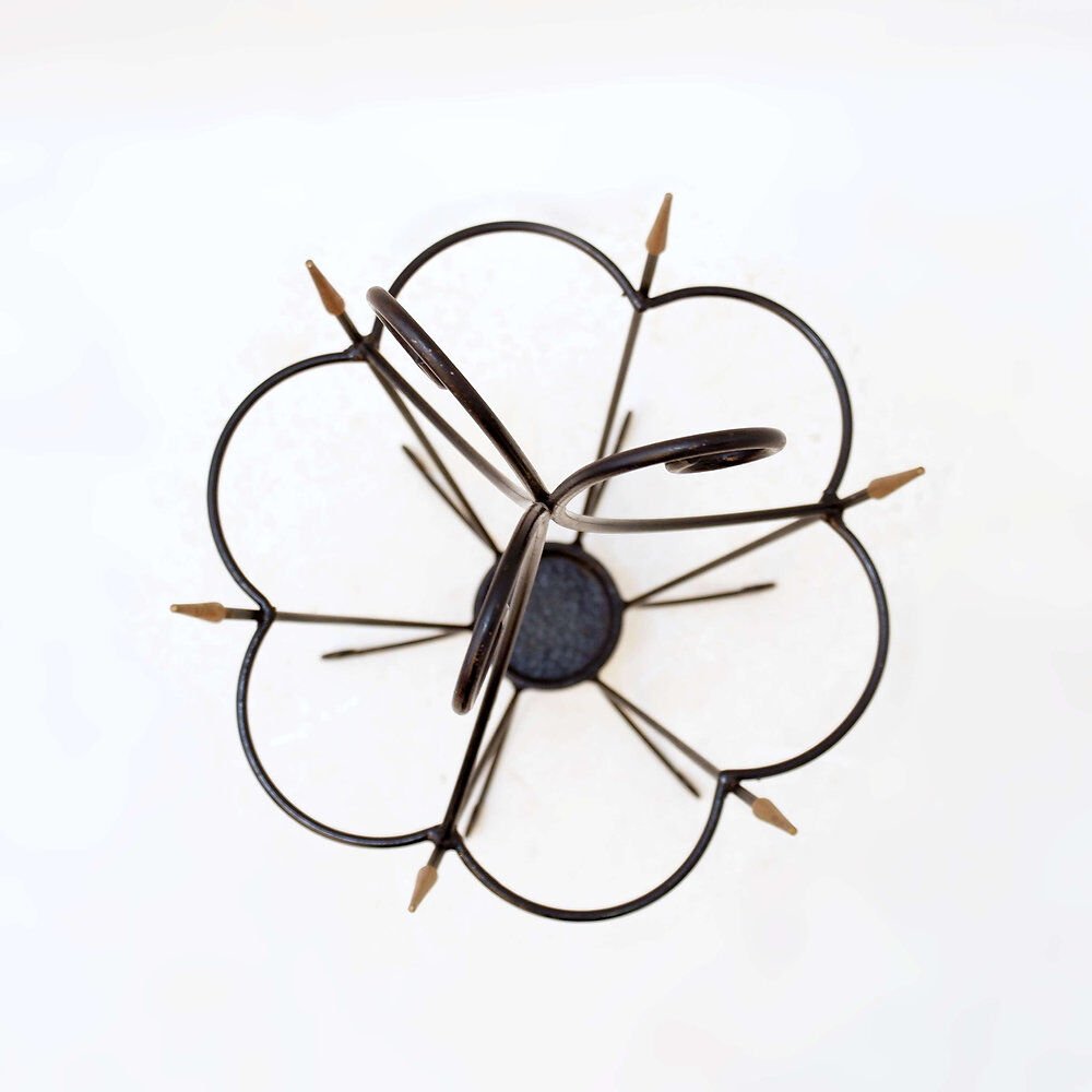 Mid-century wrought iron umbrella stand - 1960s