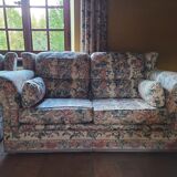Floral printed sofa