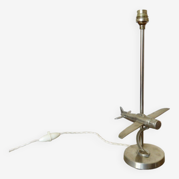 “Airplane” lamp in nickel-plated brass from the 40s and 50s