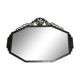Art Deco style metal mirror