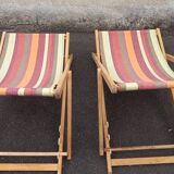 Paire de bains de soleil