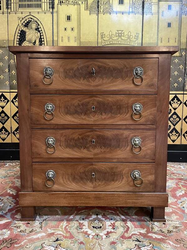 Empire style chest of drawers