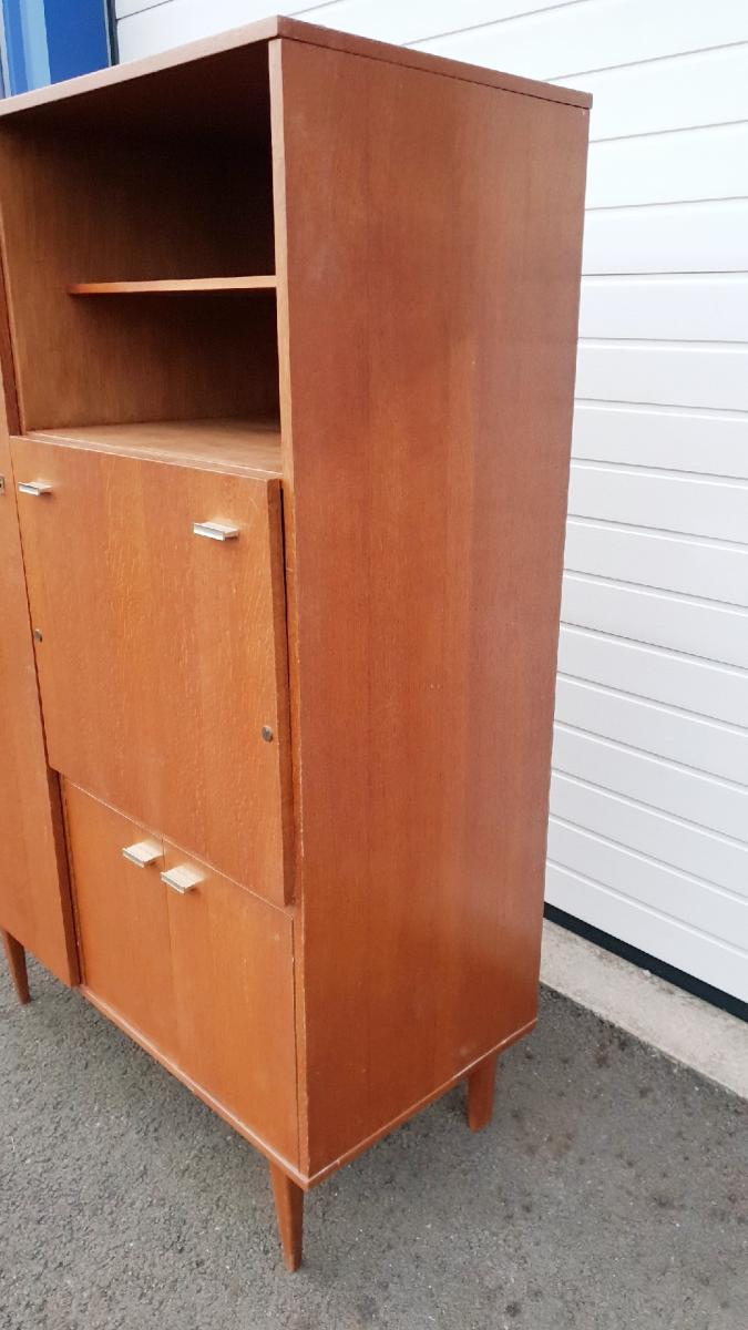 Scandinavian vintage library-secretary