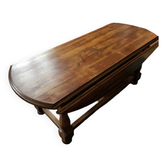 Solid oak coffee table