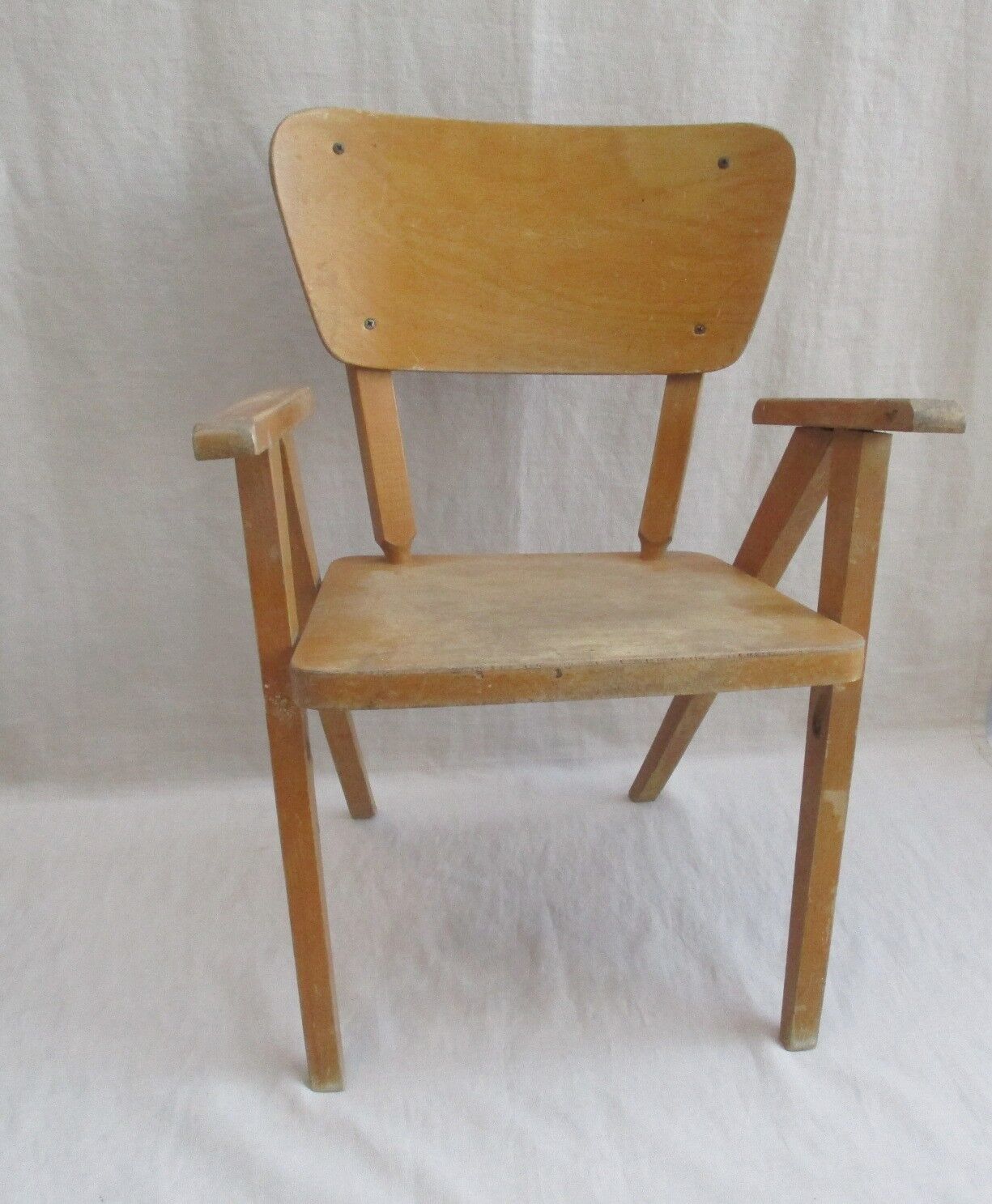 Vintage armchair child compass feet
