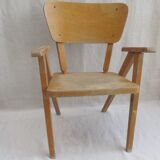 Vintage armchair child compass feet
