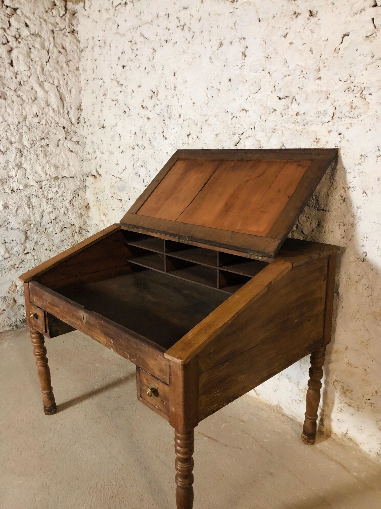 Desk secretary wood