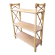 Étagère bambou et rotin années 50-60