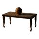 Vintage Indian teak coffee table inlaid with elephant motifs, mid-20th century.