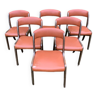 6 chaises modèle gondole