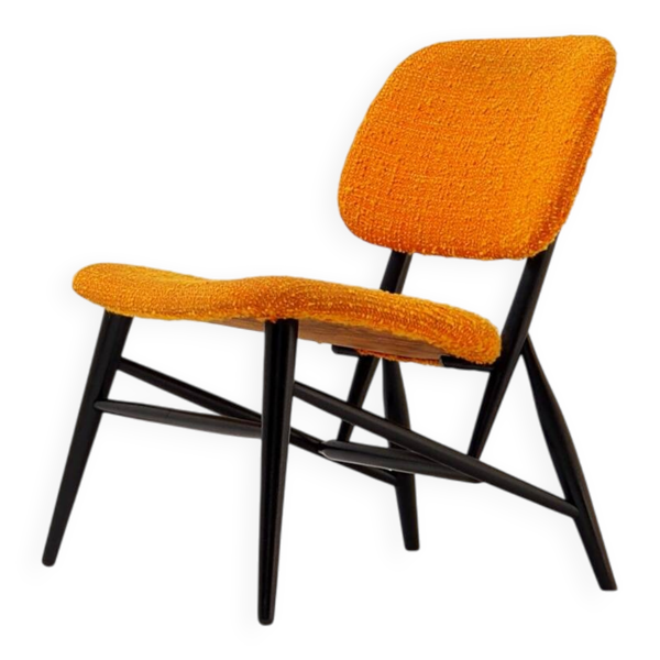 Fauteuil scandinave du milieu des années 1950 avec un cadre époustouflant