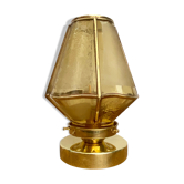 Vintage glass globe-laying lamp