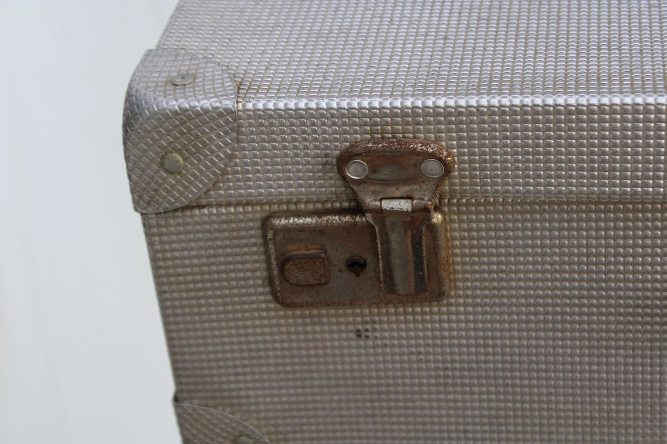 Metal suitcase