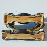 Bougeoirs "flamed sandstone of the Vosges" Rambervillers