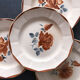 Set of 4 dessert plates Digoin Sarreguemines