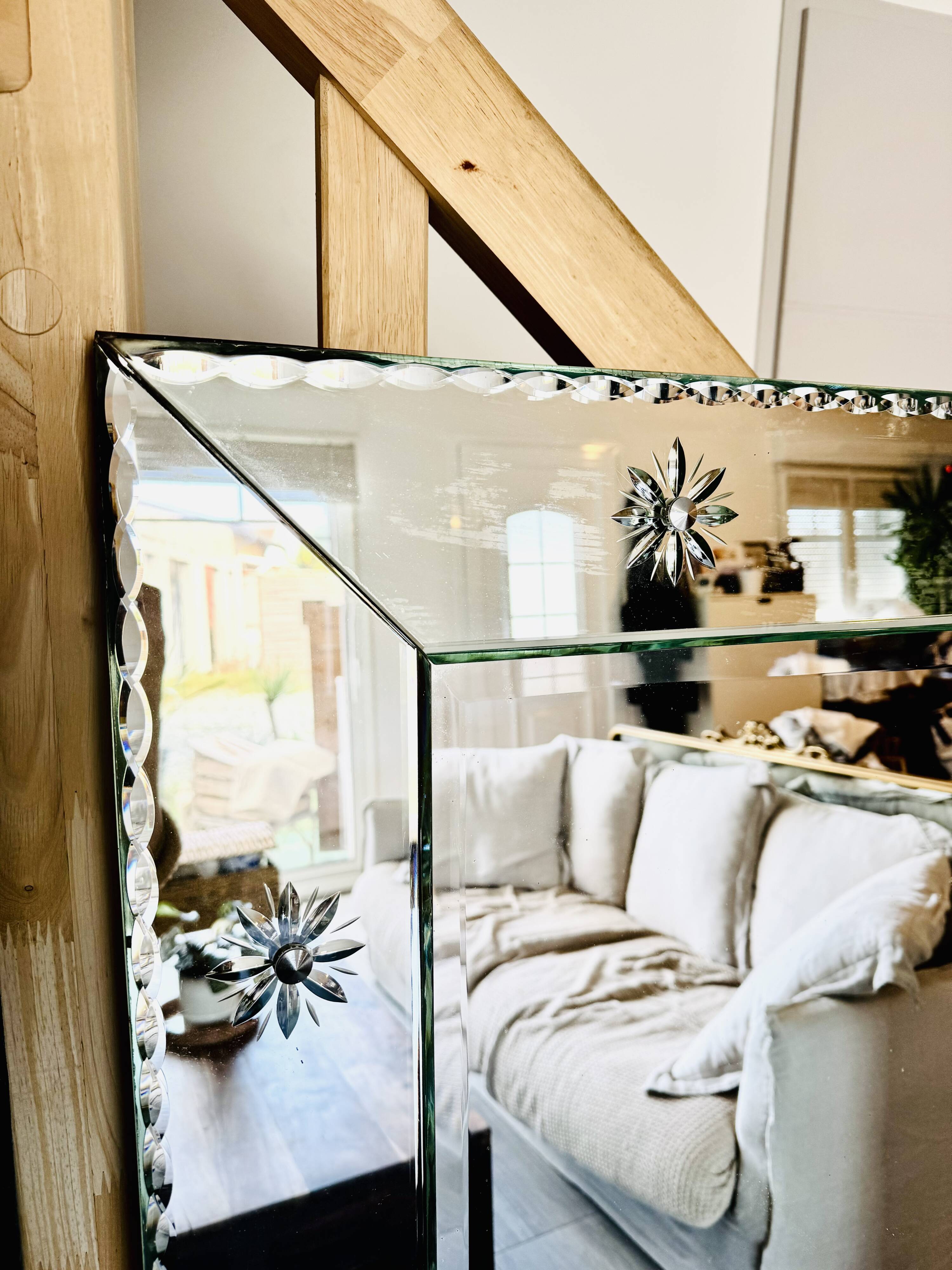 Very large Venetian mirror