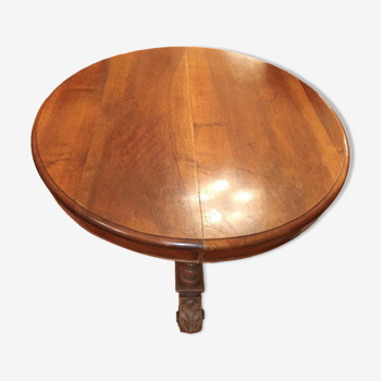 Old rustic round table Napoleon III 1880 Emery & Ragot