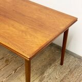 Extendable mid century teak dining table by scovby, denmark, 1950s