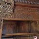 Norman wardrobe in oak Solid basket bouquet of flowers