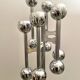 Lampadaire Space Age chromé, Italie 1970