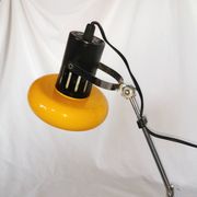 Articulated lamp in lacquered steel, Aluminor, France, 1980.