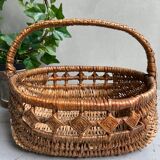 Vintage wicker basket